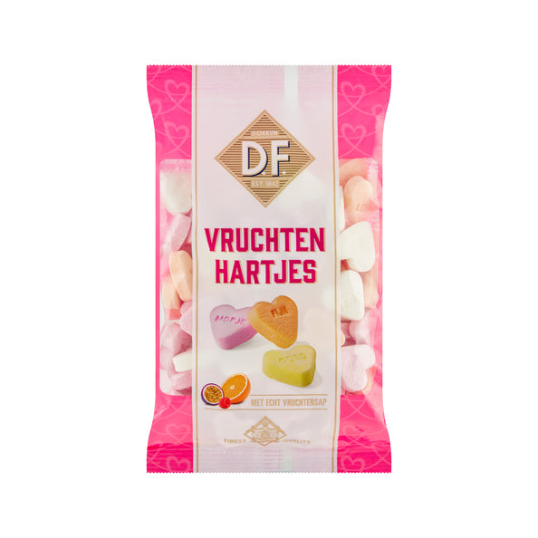 DF (Fortuin) vruchtenhartjes / Fruit Heart Sweets 200g