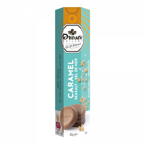 Droste Chocolates Milk Caramel Seasalt 80g