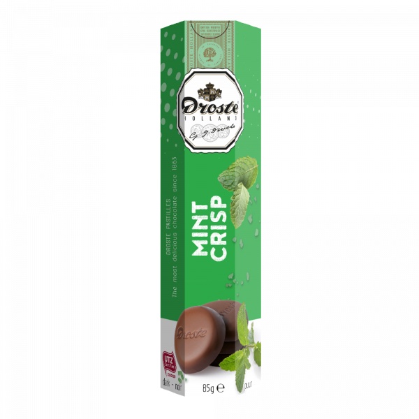 Droste Chocolates Dark Mint Crisp 85g