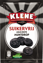 Klene Munten Drop Zoet (suikervrij) / Licorice Coins Sweet (sugarfree) 100g