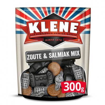 Klene Zoute & Salmiak Mix / Salt & Salmiak Licorice 300g
