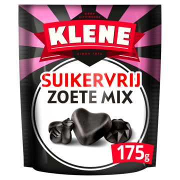 Klene Dropmix Zoet Suikervrij / Assorted Sweet Licorice Sugarfree 175g