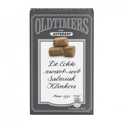 Oldtimers  Salmiak Klinkers drop / Salmiak Licorice 185g