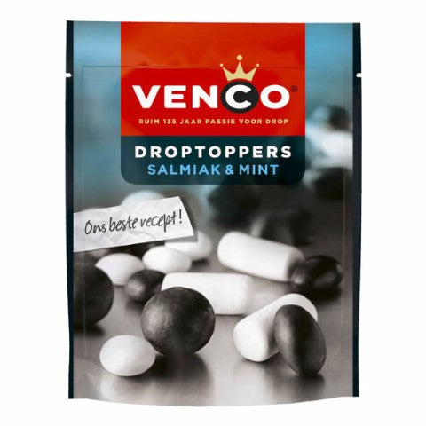 Venco Droptoppers Salmiak & Mint