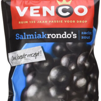 Venco Salmiak Rondo's /  Salmiak Balls 250g